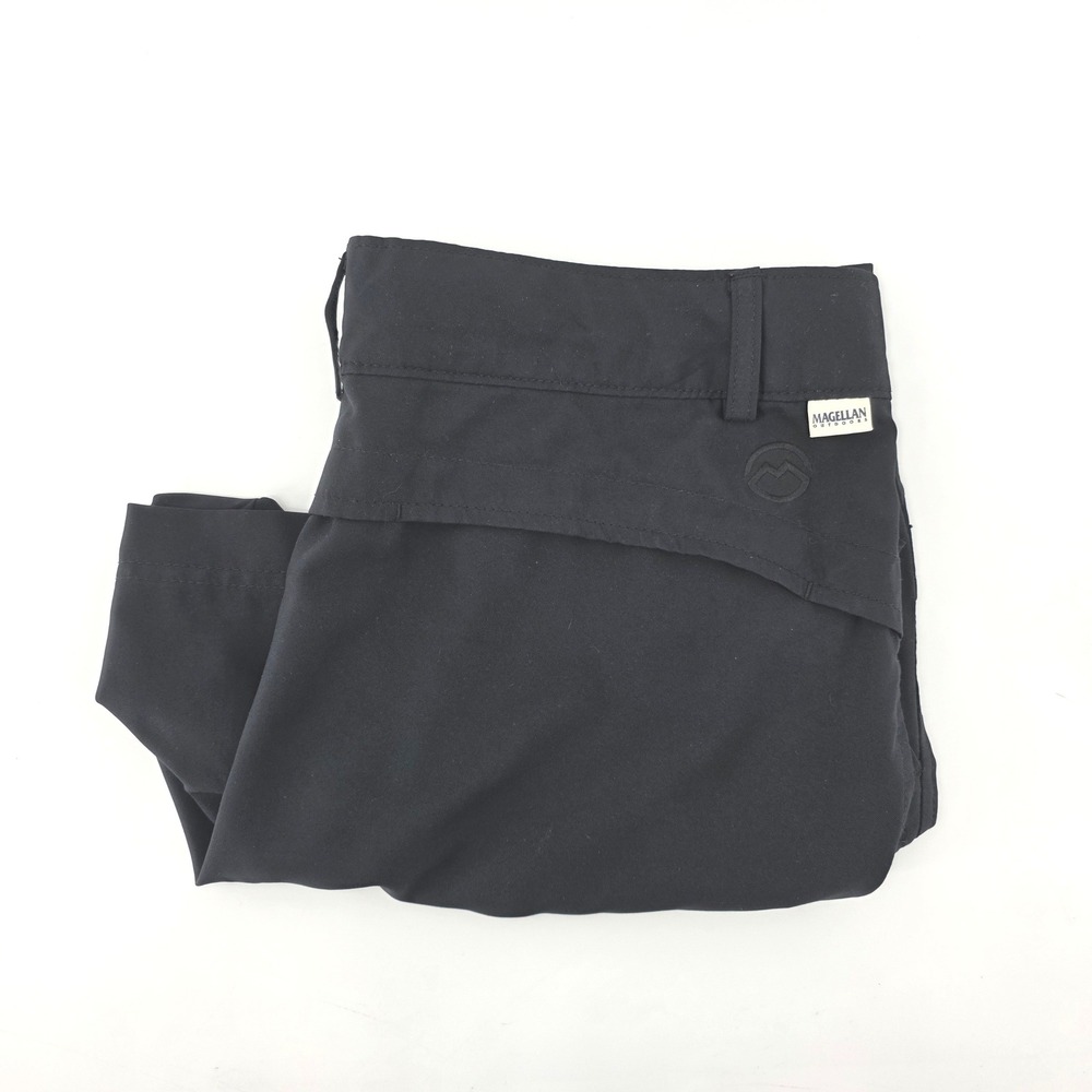 Magellan Outdoors Womens Black Hiking Shorts‎ Size Medium Drawstring Activewear